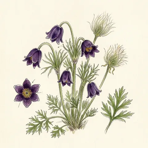 Pulsatilla Pratensis